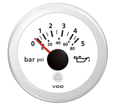 Engine Oil Pressure gauges 5Bar